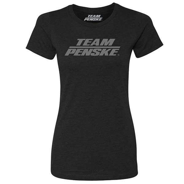 TP Ladies Black Tonal Print Tee