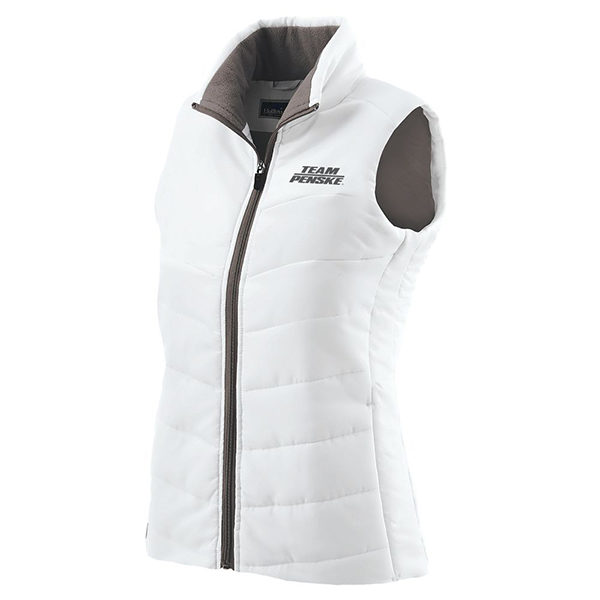 TP Ladies White Puffer Vest