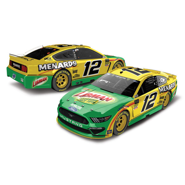 RB Autographed 2019 #12 Menards Libman 1/24 Diecast