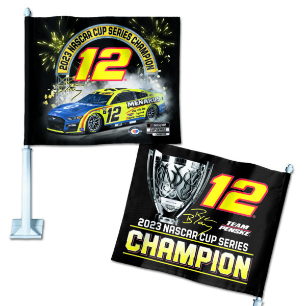 RB 2023 NASCAR Cup Series Champion 11.75'' x 14'' Double-Sided Car Flag