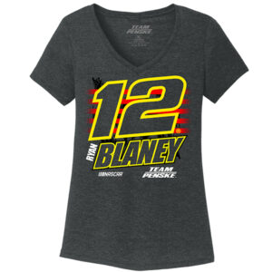 RB Ladies Black Frost V-Neck Tee