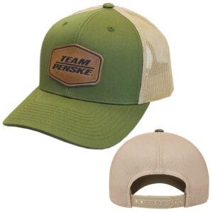 TP Moss/Khaki Range Leather Logo Trucker Hat