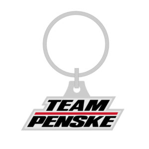 TP Chrome Metal Logo Keychain