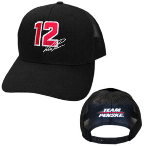 WP #12 Black Signature Trucker Hat