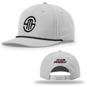 SM Gray Rope Golfer Logo Hat