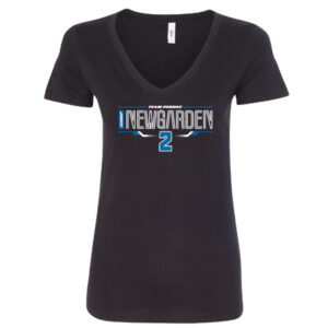 JN Black V-Neck Ladies Tee