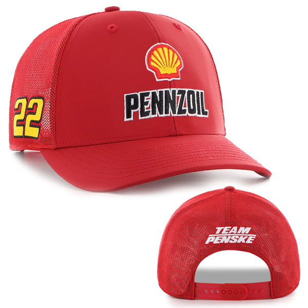 JL Shell Pennzoil '47 Brrr Trucker Driver Hat - Team Penske Store