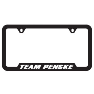 TP Matte Black Plate Frame