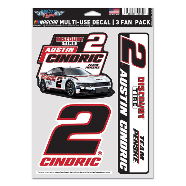AC 2024 Discount Tire Multi Use Fan Decal 3 Pack