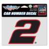 AC #2 5"x7" Car Number Decal