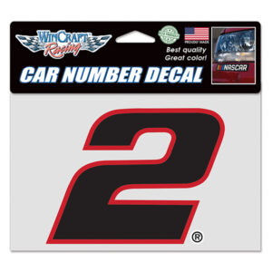 AC #2 5"x7" Car Number Decal