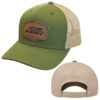 TP Moss/Khaki Range Leather Logo Trucker Hat