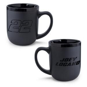 JL Black Ceramic Mug