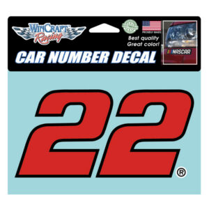JL #22 5"x7" Car Number Decal