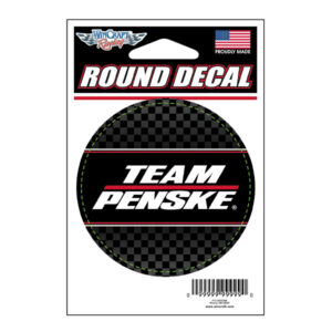 TP Black Checkered 3" Round Decal