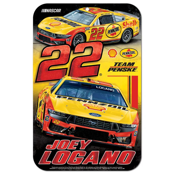 JL 2026 Shell Pennzoil 11" X 17" Plastic Sign