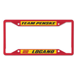 JL Chrome License Plate Frame with Acrylic Inserts