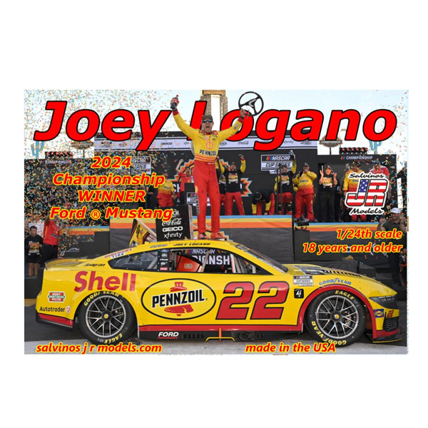 JL 2024 NASCAR Champion 1/24 Model Kit - Team Penske Store
